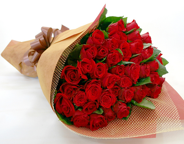 ◆バラ（薔薇）の花束◆レッド５５本