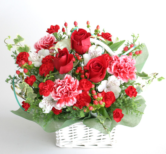 <結婚記念日の花>フラワーアレンジメント *サンディ* 花の贈り物はフラワーズ・ドゥ 花キューピット加盟店 <結婚記念日の花>フラワーアレンジメント *サンディ* 花の贈り物はフラワーズ・ドゥ 花キューピット加盟店