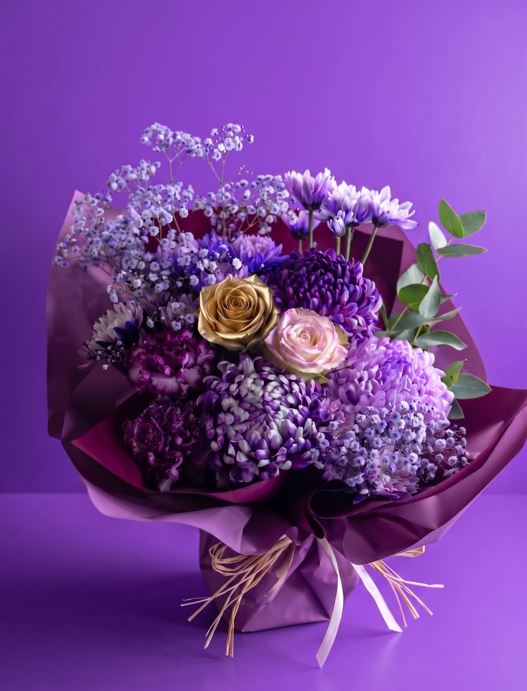 結婚記念日のお花 -LOVERY PURPLE