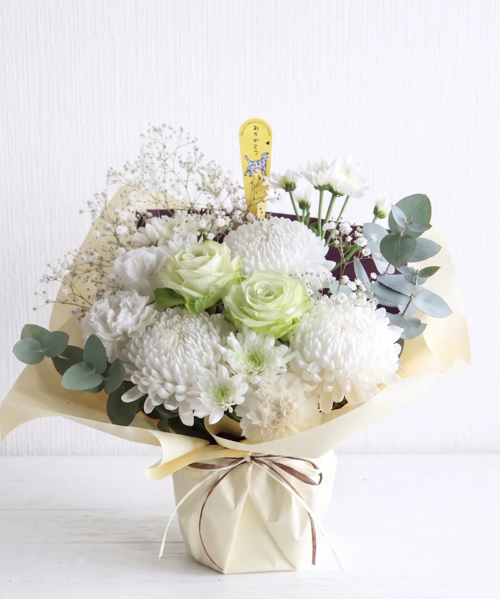 ペットのお供え花 -LOVERY WHITE