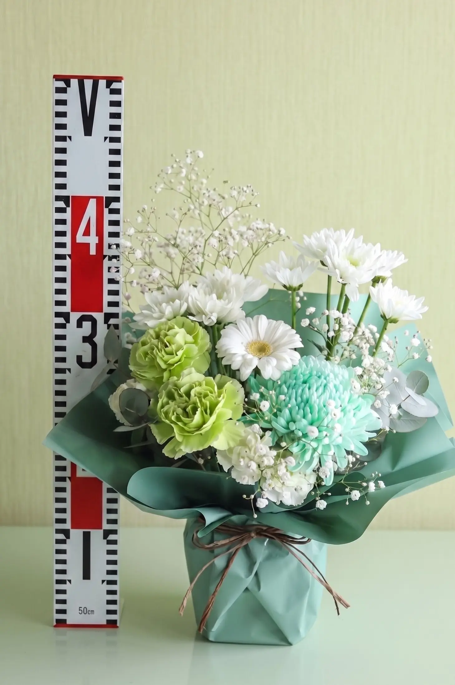 個展、出展お祝い花  -GREEN & WHITE