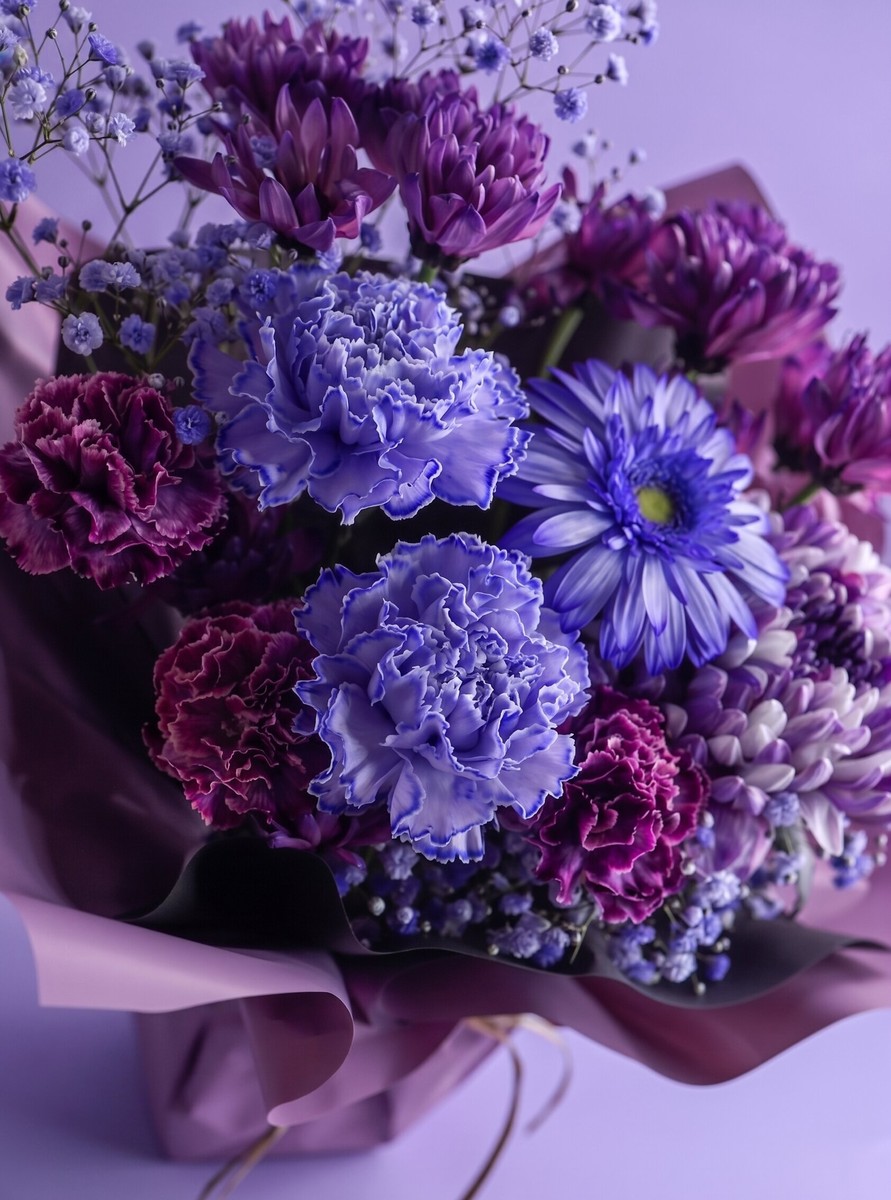 法要、法事お供え花 -CUTE PURPLE