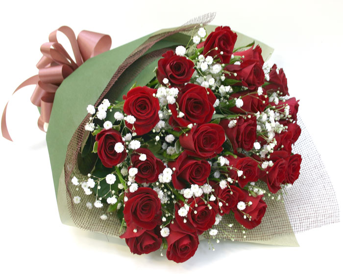 バラ花束 レッド２６本 花の贈り物はフラワーズ ドゥ 花キューピット加盟店