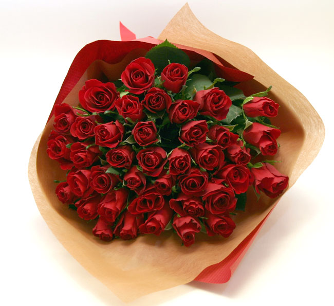 ◇限定Special Price あす楽 41本 バラの花束 送料無料 赤バラ 薔薇 ...