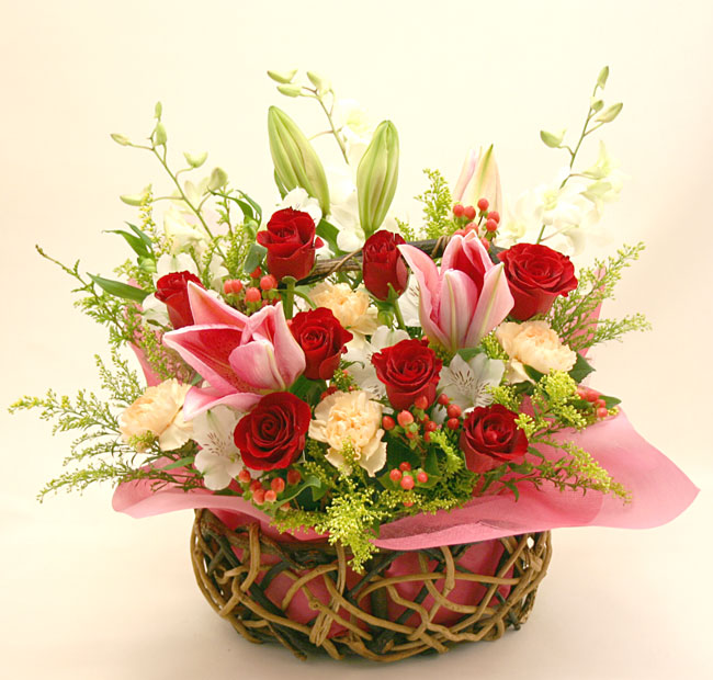 還暦の花●フラワーアレンジメント ジュリエット