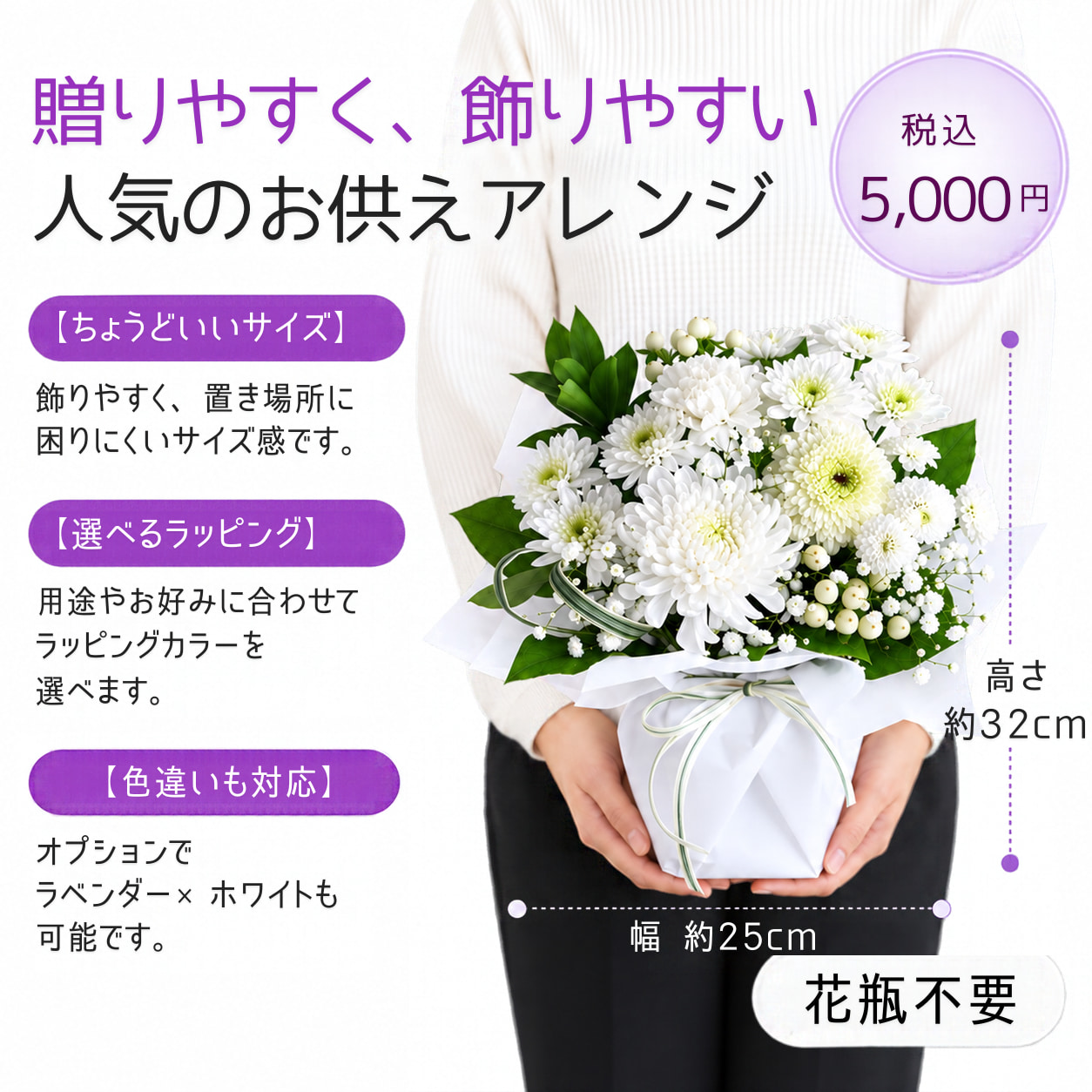 お供え花ブラン説明