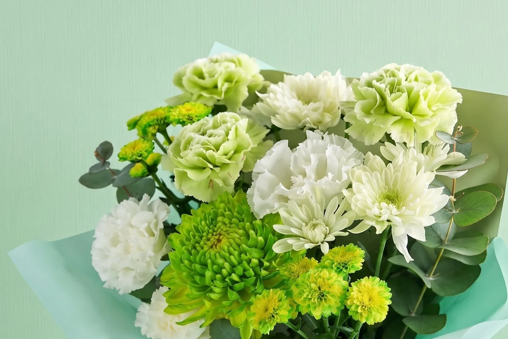 グリーン系のお供え花