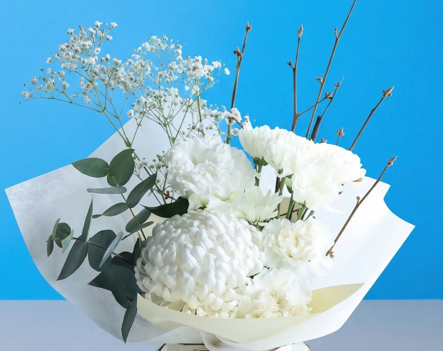 白色のお供え花